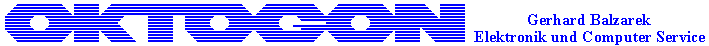  OKTOGON G. Balzarek Elektronik und Computer Service