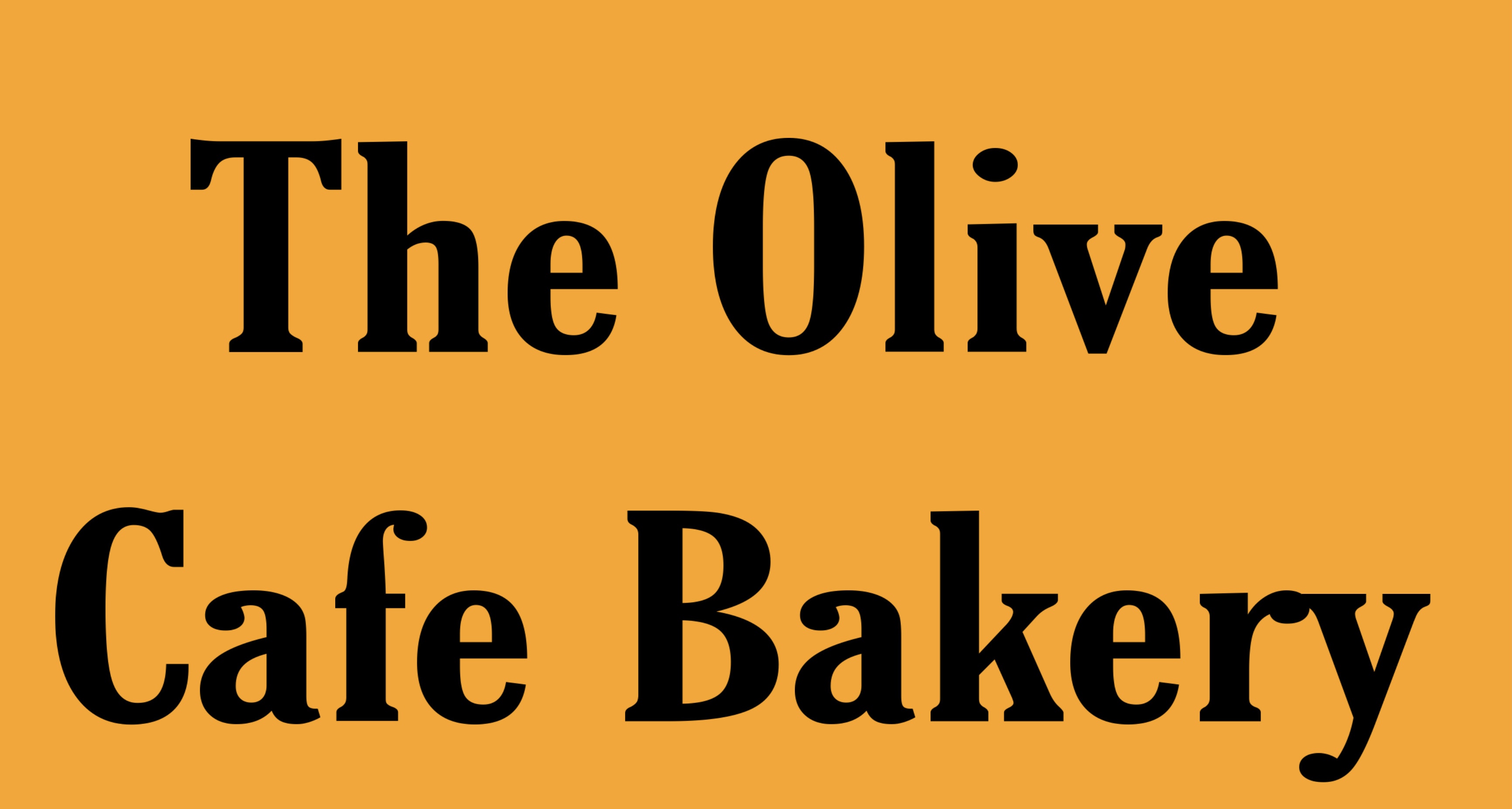 The Olive Cafe Bakery 