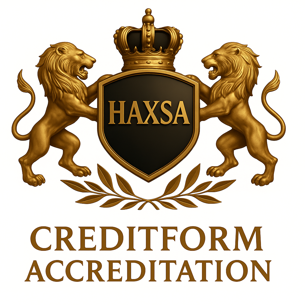 HAXSA CREDITFORM AKREDİTASYON  BELGESİ 